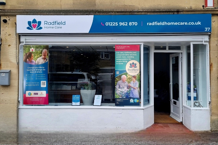 Good signs ahead; Radfield Home Care Bath, Keynsham & Radstock office open to talk care