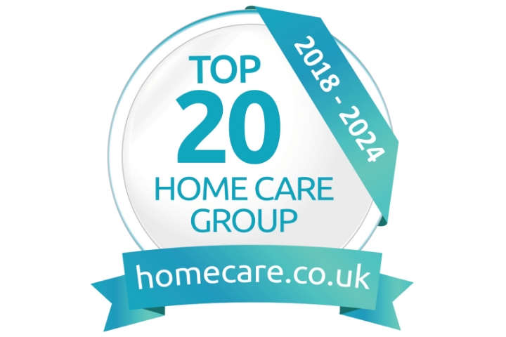 Homecare.co.uk Top 20 Group Award