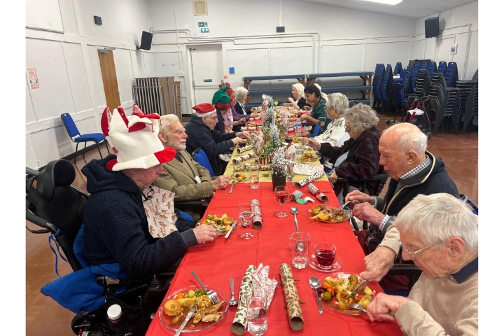 Xmas Meal at the Day Care Centre